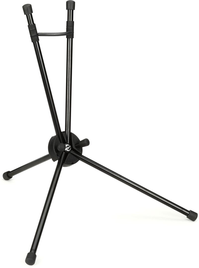 K&M KÃ¶nig & Meyer Saxxy Saxophone In-Bell Tripod 3 Leg Stand 14350.000.55 | Professional Grade for all Musicians | Lightweight Ultra-Compact | Stable Secure Bb Tenor Base | Made in Germany Black